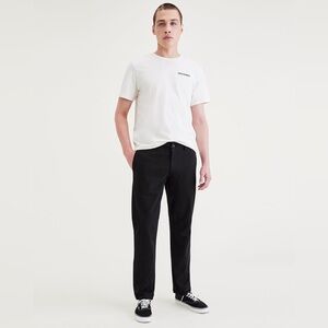 DOCKERS Men’s Slim Tapered In Charcoal Black Size 31/32